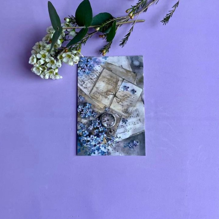 Открытка к букету "Время" в Туле