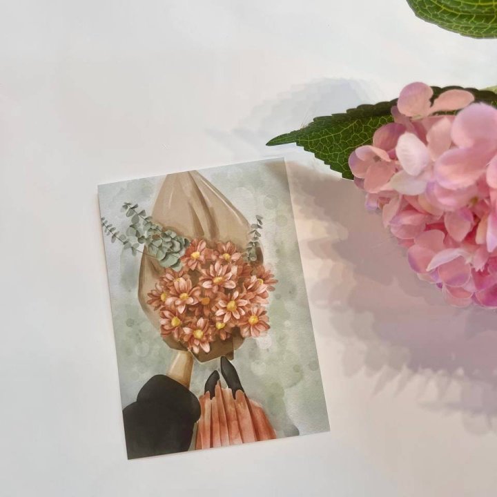 Открытка к букету "Букет" в Туле