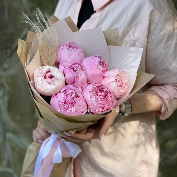 Букет пионов "Венди" в Туле