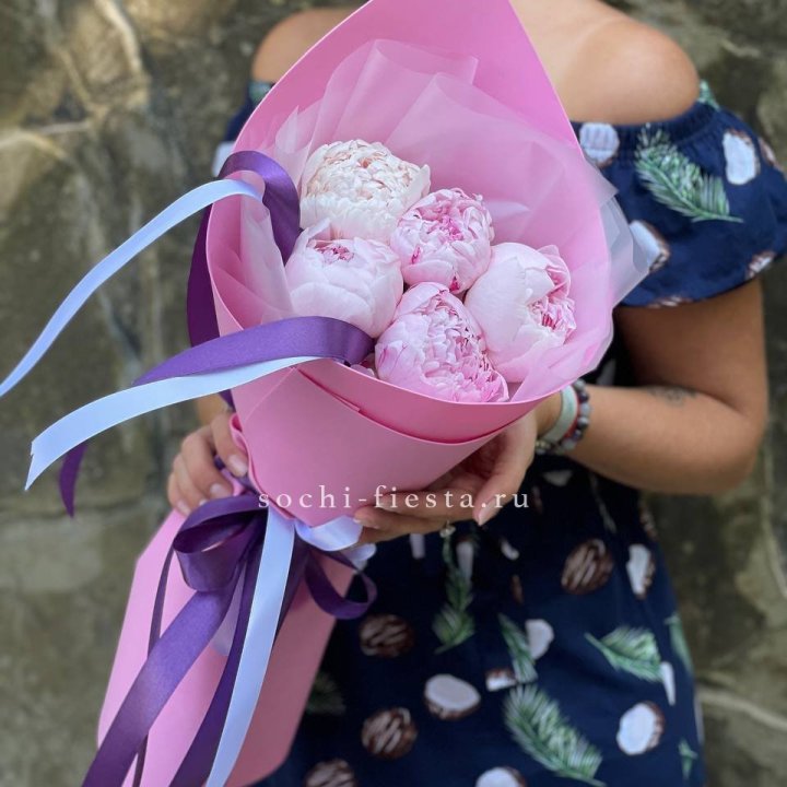 Букет пионов "НАЙ" в Туле