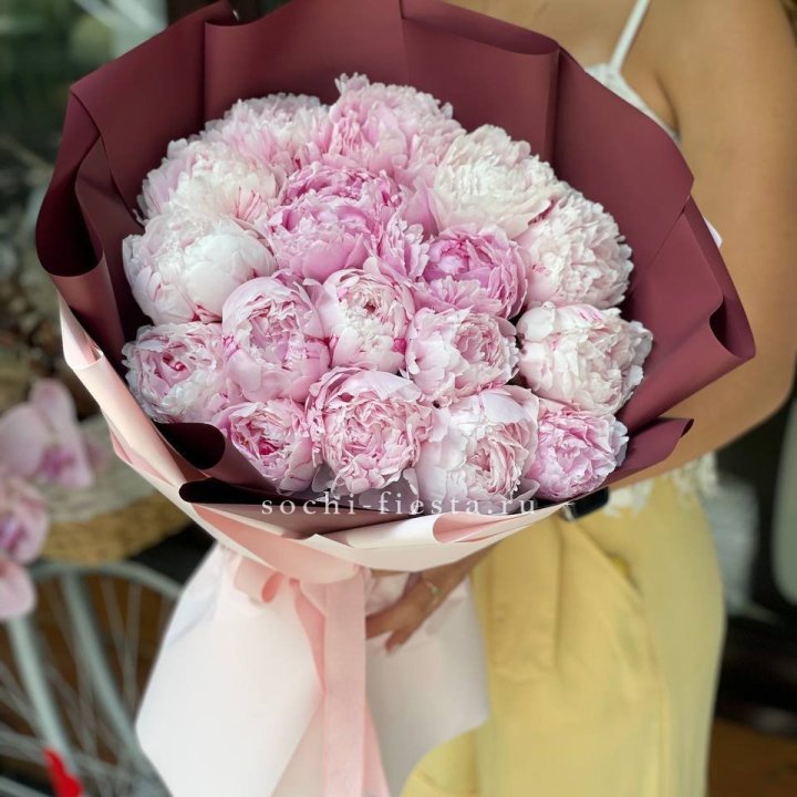 Букет с пионами №5 в Туле