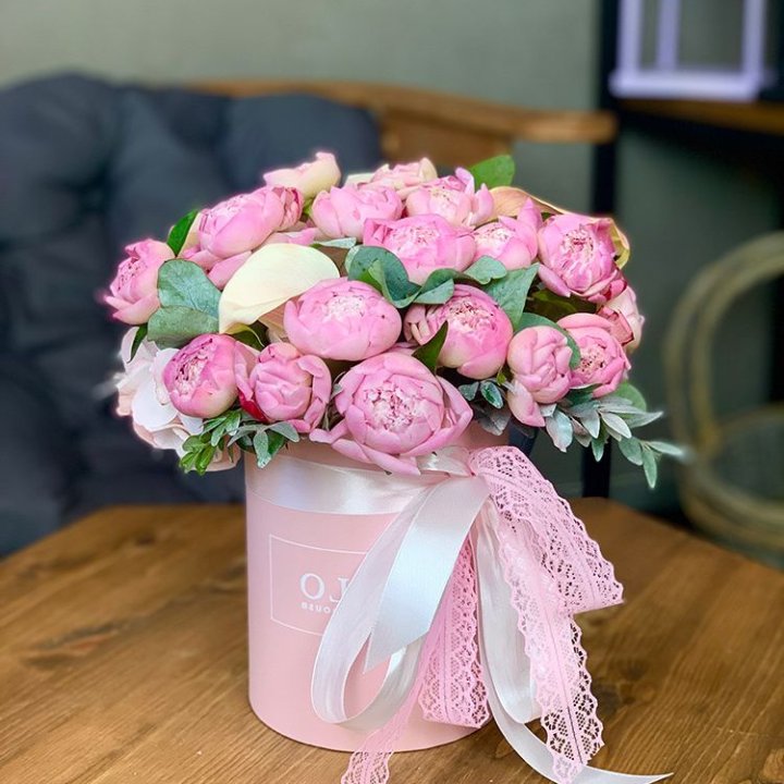 Композиция с пионами №1 в Туле