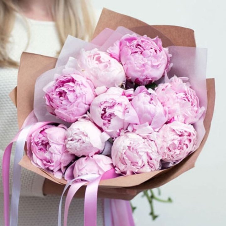 11 нежных пионов в Туле