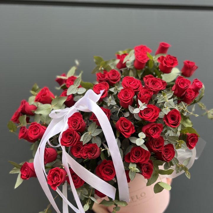 45 Красных роз в боксе "Сеньёрита" в Туле