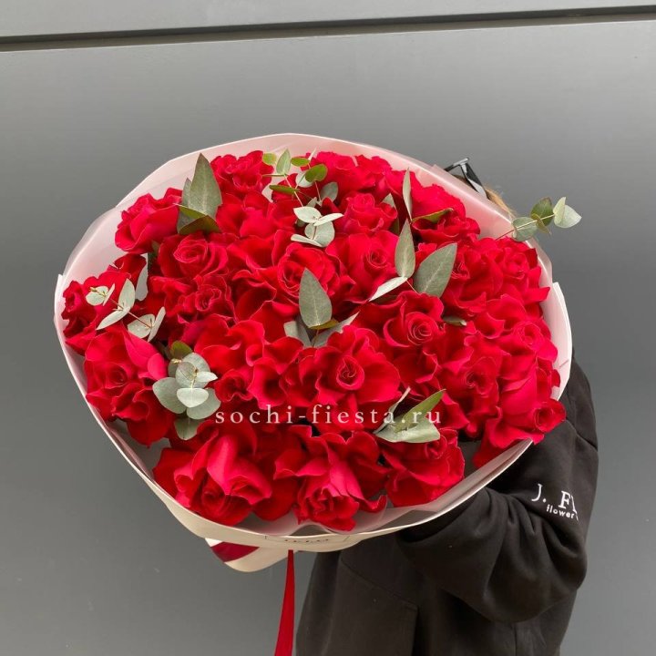 23 Красных французских роз в Туле