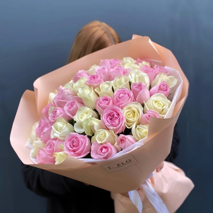 55 роз микс нежности в Туле
