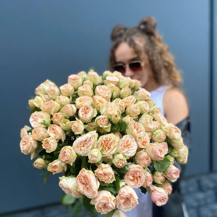 25 пионовидных роз в Туле