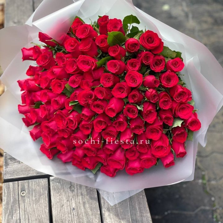 101 красная роза Лолита в Туле