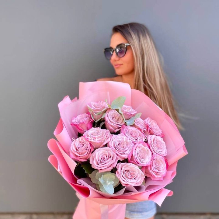 Букет розовых роз 2 в Туле