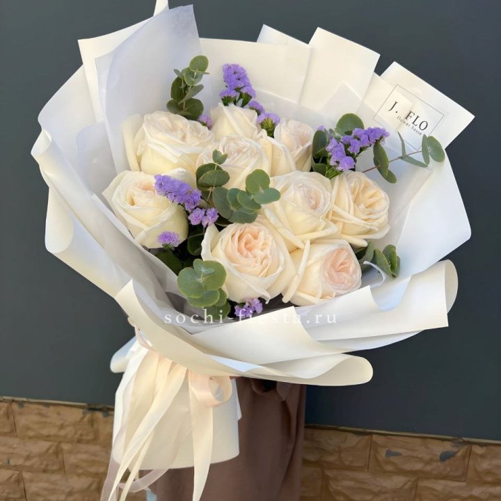 Букет из роз Вайт охара в Туле