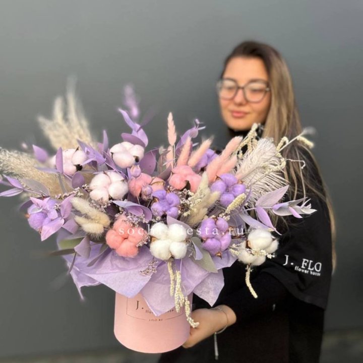 Авторский бокс с сухоцветами №4 в Туле