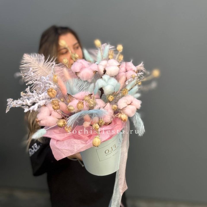 Авторский бокс с сухоцветами №2 в Туле