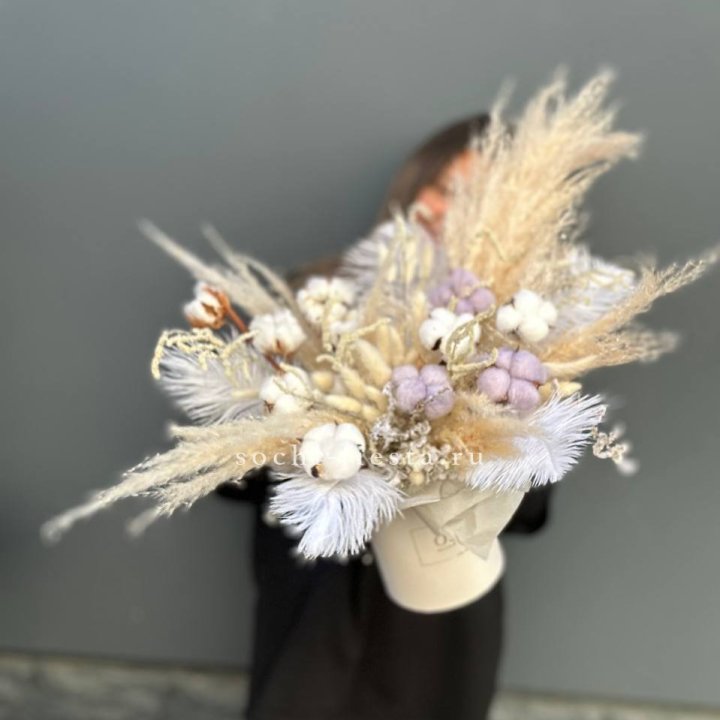 Авторский бокс с сухоцветами №3 в Туле