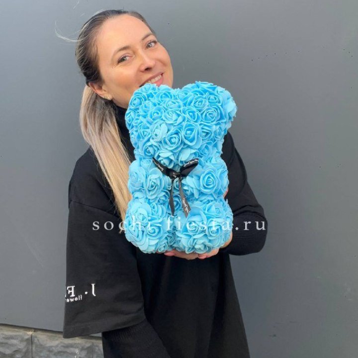 Игрушка медведь голубая в Туле