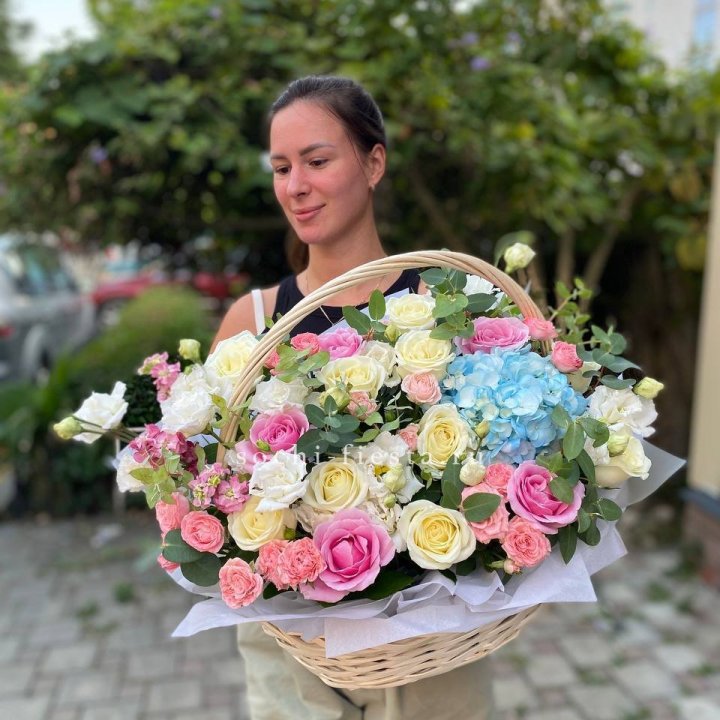 Цветочная корзина №2 в Туле