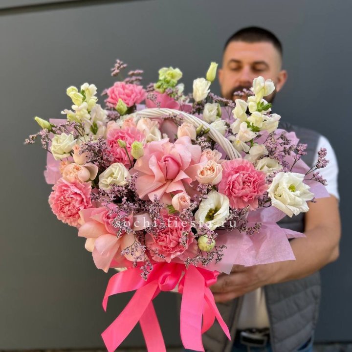 Цветочная корзина №1 в Туле