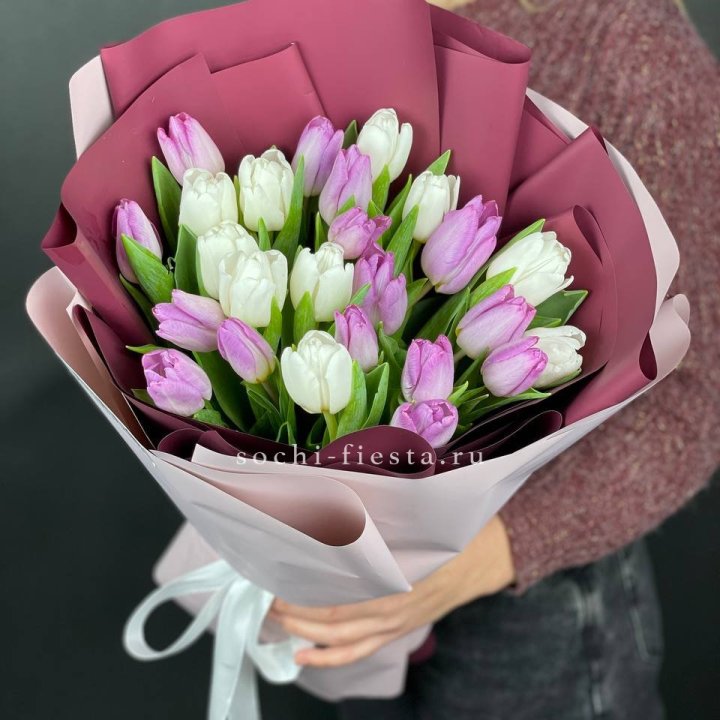 25 тюльпанов микс в Туле
