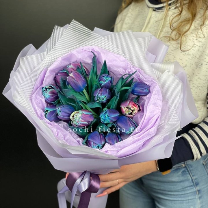 Букет тюльпанов "Пандора" в Туле